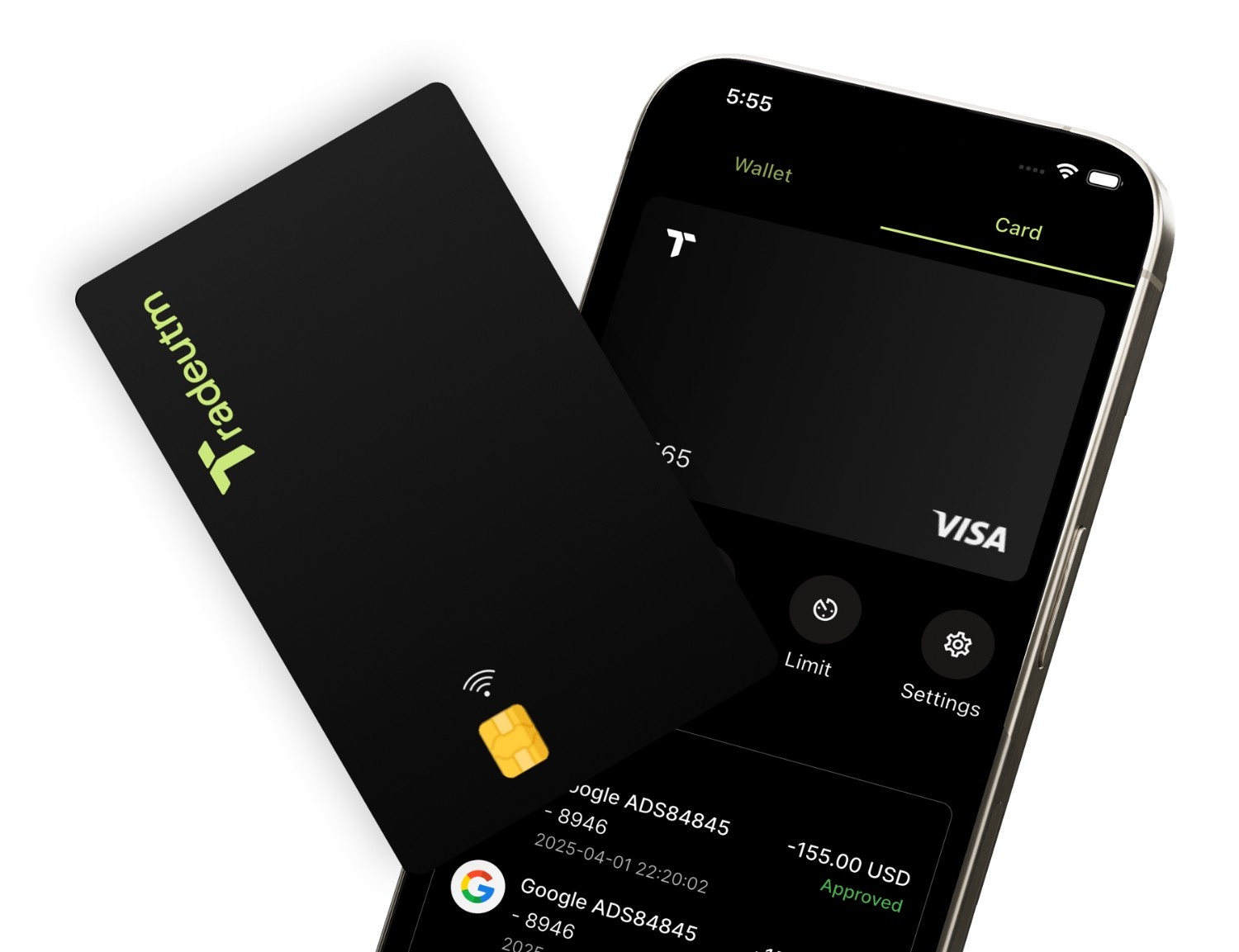 Card and Phone